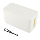 New ABS Cable Management Box Cord Organizer Kit Cover Conceal Hide Wire Plu