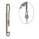 Titanium Alloy Edc Keychain Carabiner Hook Clip Quick Release Buckle Hangin A8I3