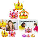 DIY Craft EVA Crown Creative Crown Hat Kindergarten Art Party Decor Gift
