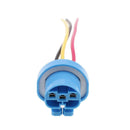 5Pcs 9004 Connector Female Socket Holder Base Light Bulb Harness Pre-wired