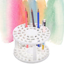 49 Holes Dismountable Brush Organizer Makeup Storage Pen Holder Plastic Round