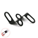 1Pair Black Universal Bicycle Motorcycle Scooter Instrument Brackets Lamp Holde-