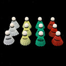 12Pcs Colorful Plastic Badminton Shuttlecocks Balls Sport Training Aids Game