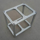 2020 Series Aluminum Profile Connector Set, 20pcs Corner Bracket,40pcs M5 x