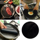 1pcs BBQ Grill Mat Non-Stick Bake Grilling Mats Barbecue Fiber G2L6 Pad R6I3