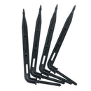 50pcs Bend Arrow Dripper Micro Drip Irrigation Drops Emitters Home Garden
