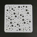 Star Theme Hollow Lace Ruler Embossing Template DIY Photo Album Draw Tool