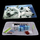 DIY Latch Hook Rug Kits Embroidery Carpet Cushion Winter Gift - Wolf Pattern
