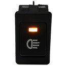 12V Universal Fog Lights Rocker Switch LED Car Lamp - Yellow LED