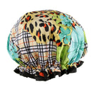Waterproof Elastic Shower Women Bathing Salon Hair Cover Cap Hat Head Band