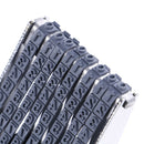 8 digit english alphabet letter number symbol rolling rubber stamp decoration M&