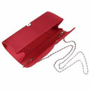 Ladies Diamond Ruffle Party Prom Bridal Evening Envelope Clutch Bag, LY6682 O7W9