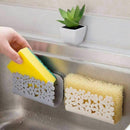 Dish Cloths Rack Suction Sponge Holder Clip Rag Storage Rack(2 packs) F9B7