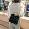 Fashion Soft Plush Handbag Women Shoulder Messenger Bag Travel Tote (Black) A