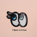 12pcs Lipstick Tower Embroidered Sew/Iron on Patchs Appliques For Bags DIY