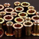 25 x M6 threaded rivets threaded insert threaded galvanized steel screws se W7B7