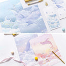 Stationery 3 Letter Envelope Set + 6 letter paper writing paper Lovely Vari L3J6