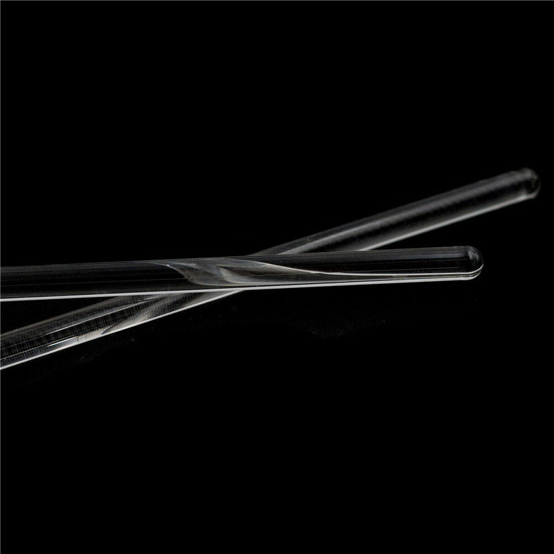 2pcs Lab Use Stir Glass Stirring Rod Laboratory Tool 6*200mm Nw