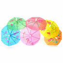 100 Mixed Paper Cocktail Umbrellas Parasols for Party Tropical Drinks Acces