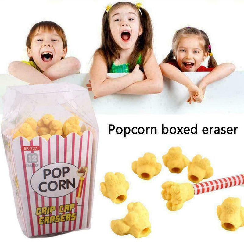Popcorn Rubber Eraser Cute School stationary Prank Stationary Reward V Gift R3I8