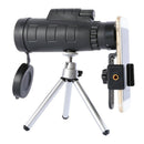 Portable Mini 50x60 Optical Lens Monocular Vision Night Phone Telescope + Clip