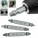 6Pcs Double Side Damaged Screw Extractor Drill Bits Out Bolt Stud Car Tool Y5Y4
