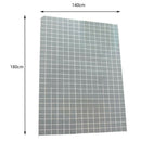 Gingham Table Cloth Cover Table Protector Grey Texture Home Dining 140x180cm