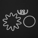 3pcs DIY Sun Cutting Dies Scrapbooking/Photo Album Embossing Metal Stencils A