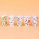 Mugs Reusable Bamboo Fiber Coffee Mugs Insulation Travel Mug 430ML Drink Cu