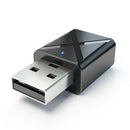 Car 2-in-1 Transmitter Receiver Wireless Audio USB Bluetooth FM Adapter 5.0B  TO