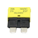 12v-24V Blade Fuse Circuit Breaker Automatic Reset Trip Marine (Low Profile) 20A