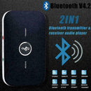 Bluetooth V4 Transmitter & Receiver Wireless A2DP Audio 3.5mm Aux Adapter S M5I4