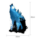 5D DIY Full Drill Diamond Painting Novelty Wolf Cross Stitch Embroidery Kit