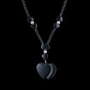 2016 Women Fashion Popular Ironstone Casual Two-hearted Necklace