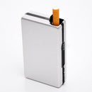Multi-color Pocket Cigarette Case Automatic Ejection Holder Lighter Met New