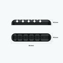1x 5Clips USB Charger Cord Holder Cable Holder Wire Clip Sticky Desk Accessories