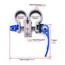 Fishing Umbrella Bracket Aluminum Alloy Connector Steering Gear Universal Fit