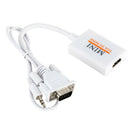 VGA Male To HDM Output 1080P HD+Audio TV AV HDTV Video Cable Converter Adap
