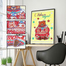 5D DIY Special Shaped Diamond Painting Bear Cross Stitch Mosaic Kits Decor