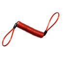 150cm Alarm Disc Lock Security Spring Reminder Cable Motorcycle Ebike red