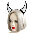 Devil Ox Horn Hair Hoop Halloween Party Nightclub Headband Hairband Headwe3C