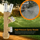 High Pressure Garden Watering Spray Nozzle Copper Sprinkler Irrigation Tool
