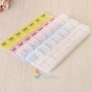 Weekly 7 Days Tablet Pill Box Holder Medicine Storage Organizer Case Container A