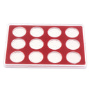 27mm Clear Round Plastic Commemorative Coin Capsule Container Holder  OZ