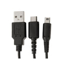 1.2m USB Data Charging Cable Charger Wire Cord for Nintendo NDSI 3DS NDSL