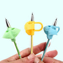 3Pcs Grip pencil help beginner writing silicone toys children thumb correctionM&
