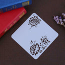 Flower Hollow Template DIY Photo Album Theme Lace Ruler Craft Drawing Tool
