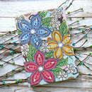 DIY Special Shaped Diamond Painting Flower 50 Pages A5 Office Notebook Gift