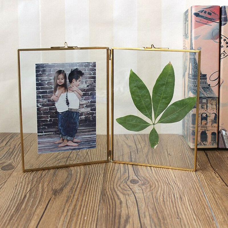 3xVintage Dual Sided Hanging Clear Picture