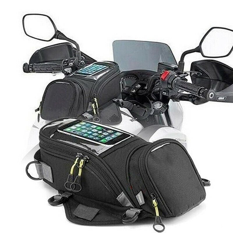 The New Waterproof Black Oil Fuel Tank Bag Motorbike Saddle Bag Motorbike BSEAU